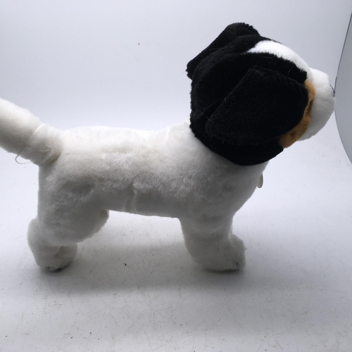 46 - Steiff Animal with original label and ear pin, standing Dog, Strupy 12