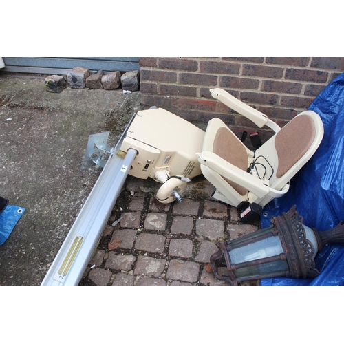 5 - Superglide 120 Straight Stair Lift (all parts present, will need fitted by a qualified electrician)