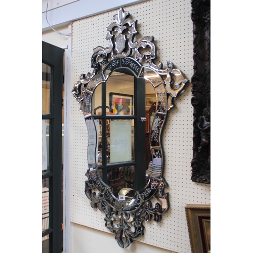 Ornate Italian Venetian  style wall mirror