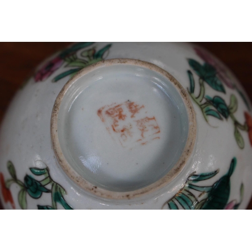 18 - Collection of Chinese and Japanese ceramics inc. Coffee cans, Plates, Figure of a Wiseman etc