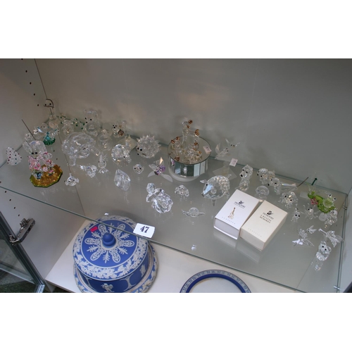47 - Collection of Swarovski Crystal figures