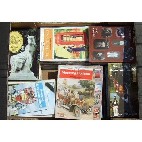 45 - A large quantity of Shire publications covering various subjects including early electric trains, hi... 
