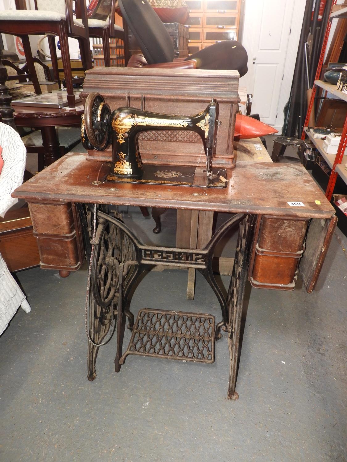 Treadle Sewing Machine - A/F