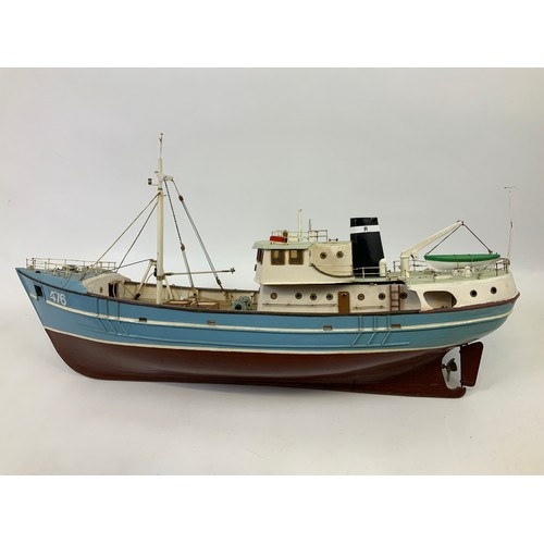 Nordkap 476 Large Model North Sea Fishing Trawler - 1970's - 