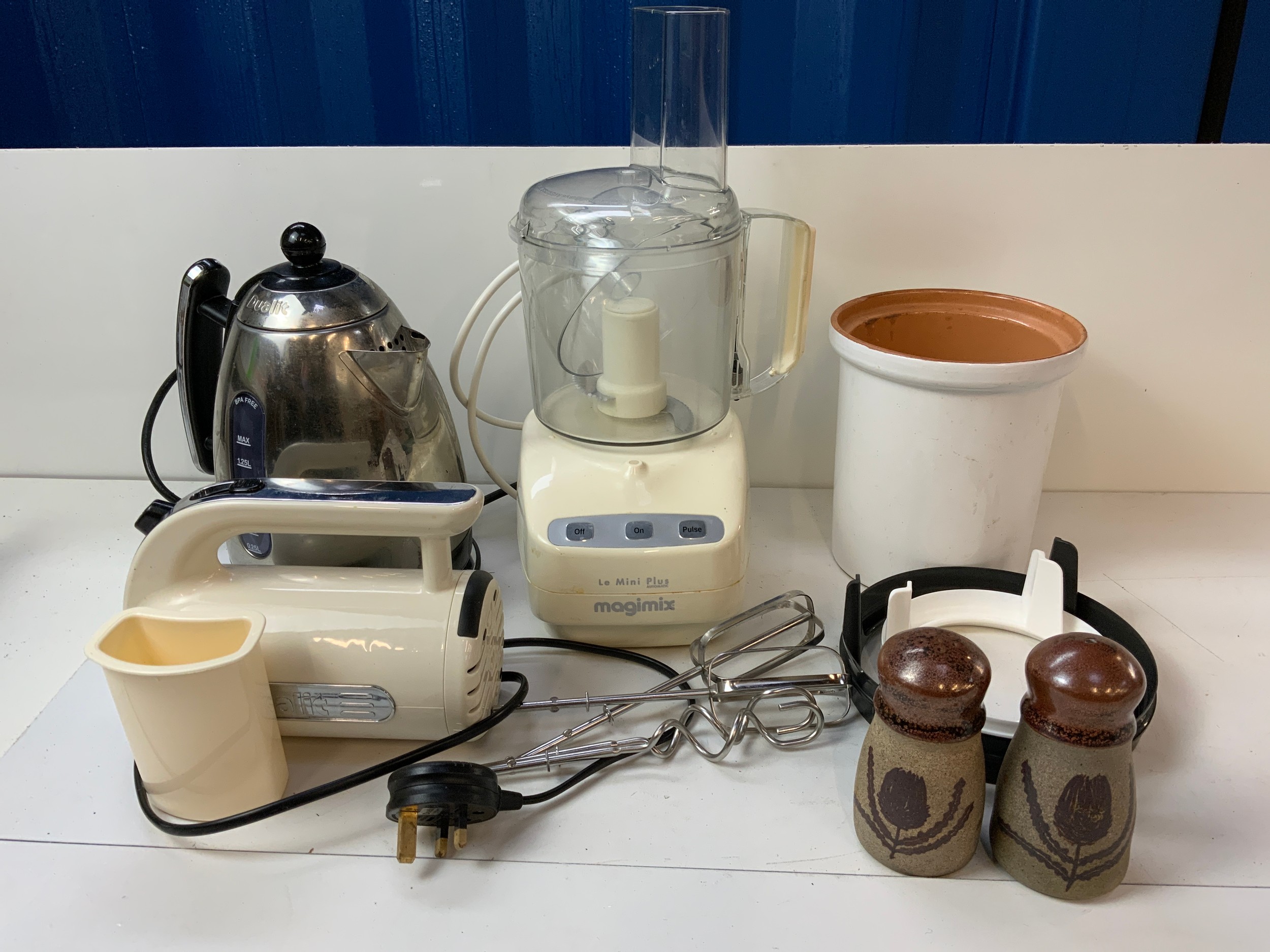 Dualit Kettle, Dualit Mixer and Magimix etc