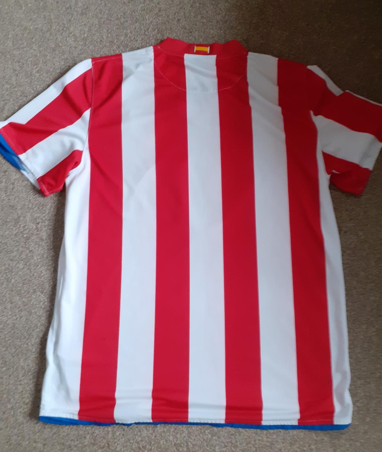 Signed Atletico Madrid Football Shirt . Aguero, Forlan ...