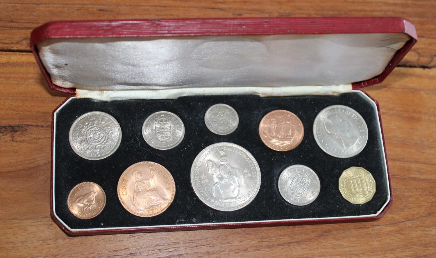 1953 Coronation Coin Set In Presentation Box