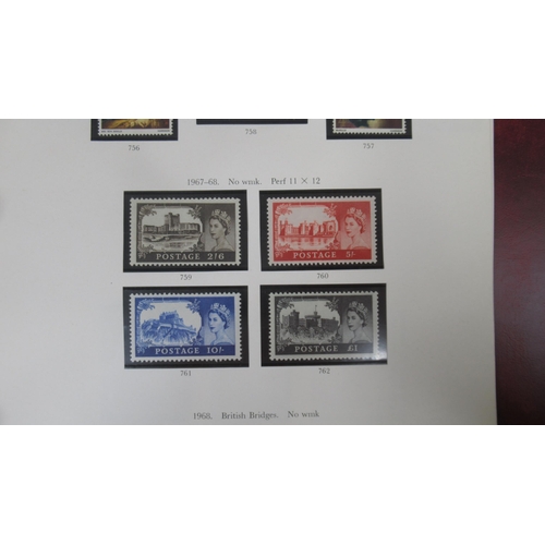 66 - Eleven Stanley Gibbons Albums of Stamps, mint unused, GB: 1840-1970 (many missing), 1971-1990, 1991-... 