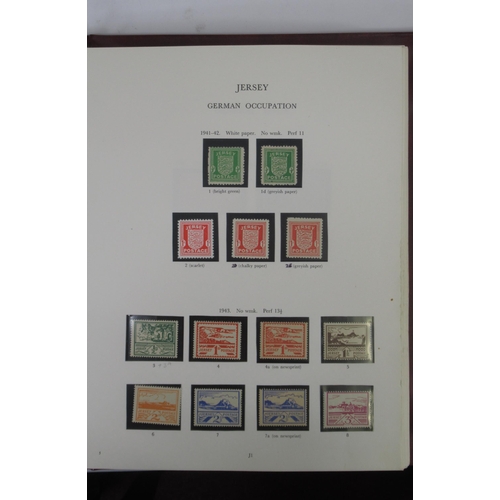 67 - Six Stanley Gibbons Albums of Stamps, mint unused, Jersey: 1941-1996, 1997-2004, 2005-2011, 2012-, 1... 