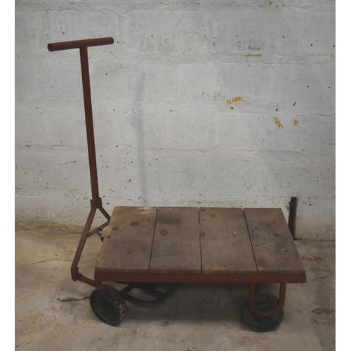 10 - A four wheel platform trolley                                          

Subject to VAT