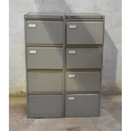 3 - Two four drawer filing cabinets                
Subject to VAT