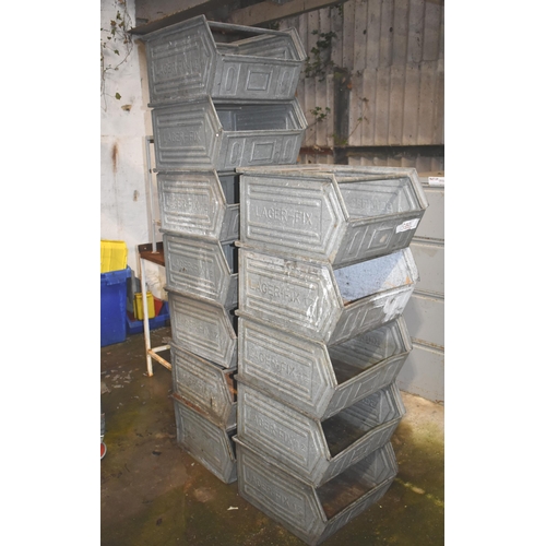 30 - Quantity of Lager Fix galvanised storage  bins                 

Subject to VAT