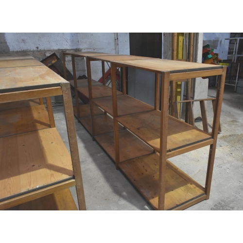 44 - A 4 bay Remploy Lundia shelving unit                             

Subject to VAT