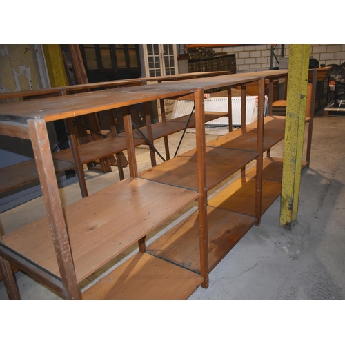 45 - A 4 bay Remploy Lundia shelving unit                          

Subject to VAT