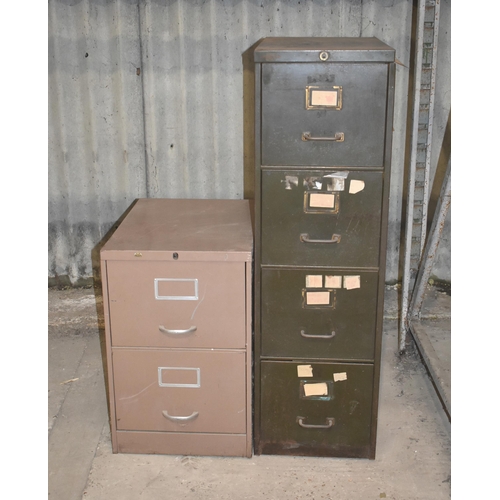 5 - A two drawer and a four drawer filing cabinet 
       Subject to VAT