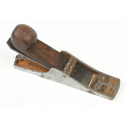 687 - A rare PRESTON No 1364 1/2 Irish pattern chariot plane with rosewood wedge, needs a bit of TLC G