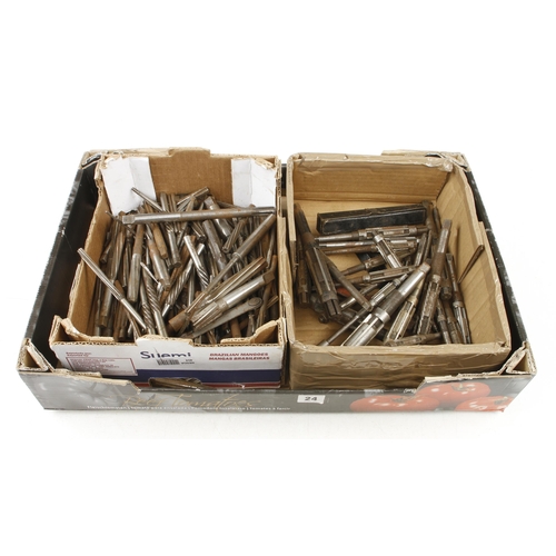 24 - Quantity of engineer's reamers G