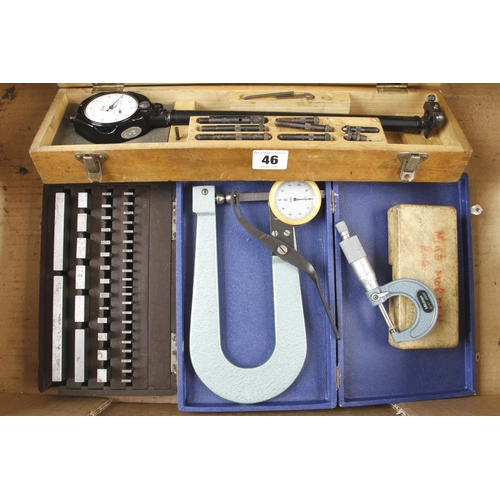 46 - A set of engineer's slips, 3 other tools and quantity of Allen keys G