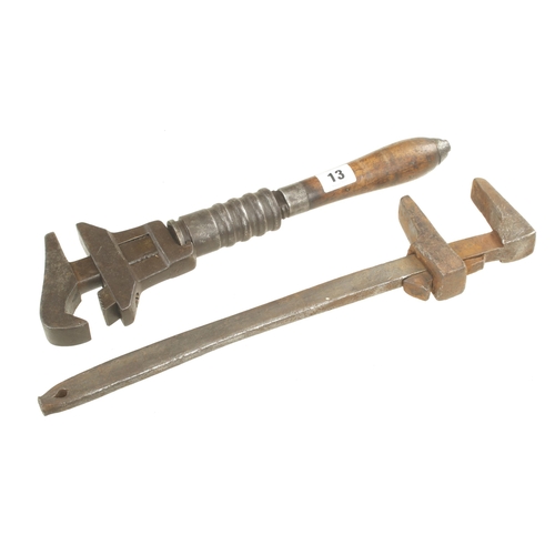 13 - Two unusual adjustable wrenches G