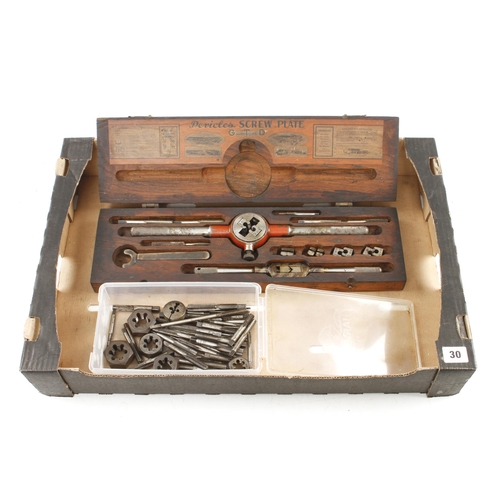 30 - A boxed tap & die by G.T.D Corp with others G