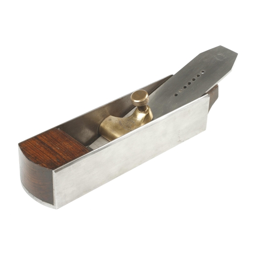 948 - A superb, improved pattern d/t steel NORRIS A11 mitre plane with Patent Adjustable on lever and rose... 