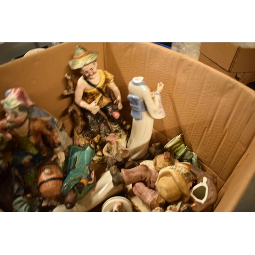 5B - A mixed collection of items to include: Capi di MOnte figures and similar items (mostly damaged)Cond... 