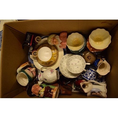 5H - A mixed collection of items to include Royal Doulton character jug, Royal Crown Derby etc

Condition... 