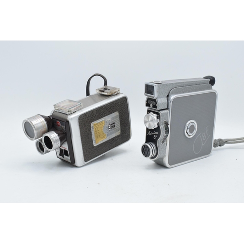 261 - A pair of cine cameras to include a Meopta Admira 8F camera and a Brownie Movie Camera both in carry... 