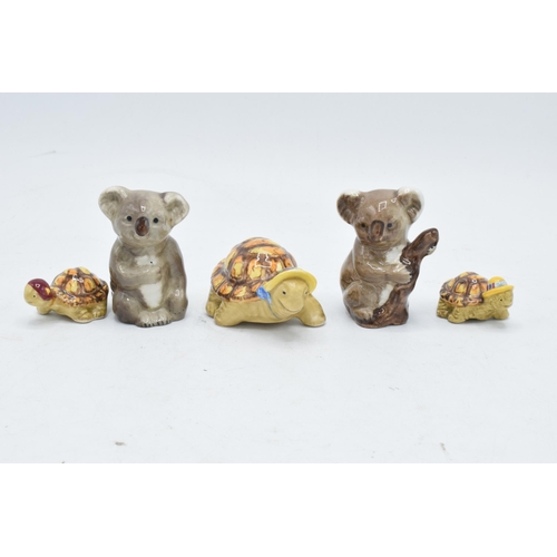 150 - A collection of Beswick to include Koala bear on branch 1039 and baby koala 1040 together with famil... 