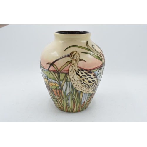 95 - Moorcroft Call of the Curlew Trial Vase dated 8.1.18. RRP £1135.00. In good condition with no obviou... 