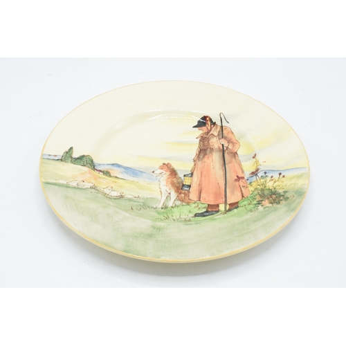 136 - Royal Doulton seriesware plate in The Cotswold Shepherd pattern. 27cm diameter. In good condition wi... 