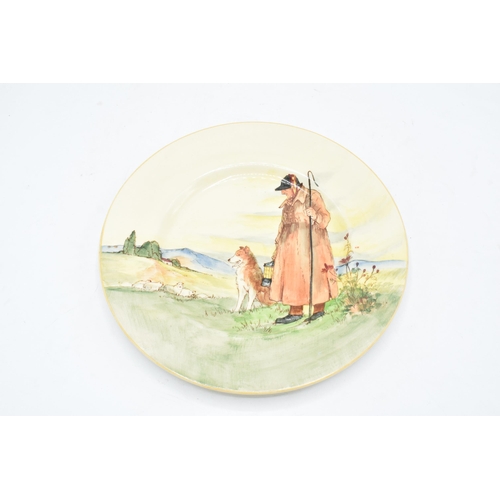 136 - Royal Doulton seriesware plate in The Cotswold Shepherd pattern. 27cm diameter. In good condition wi... 