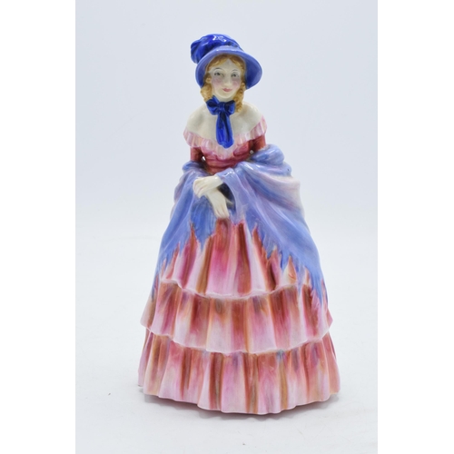105 - Royal Doulton figure A Victorian Lady HN728. In good condition with no obvious damage or restoration... 