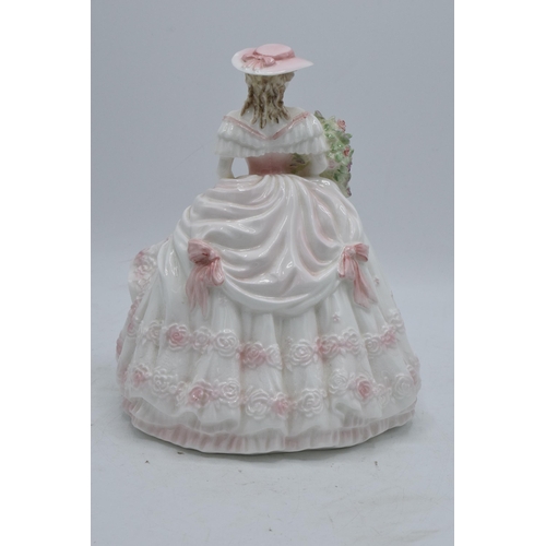 123 - Coalport limited edition figure Rose CW127 from the Four Flowers collection. In good condition with ... 