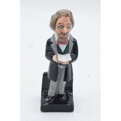 142 - Royal Doulton figure Charles Dickens HN3448, limited edition of 1500. 10cm tall. In good condition w... 