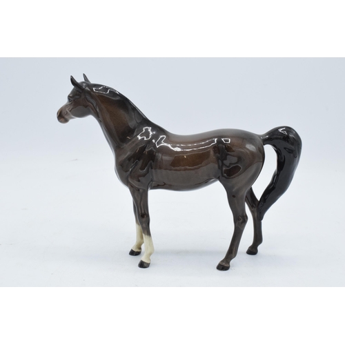 147 - Beswick Arab Xayal (charcoal) brown horse 1265. In good condition with no obvious damage or restorat... 