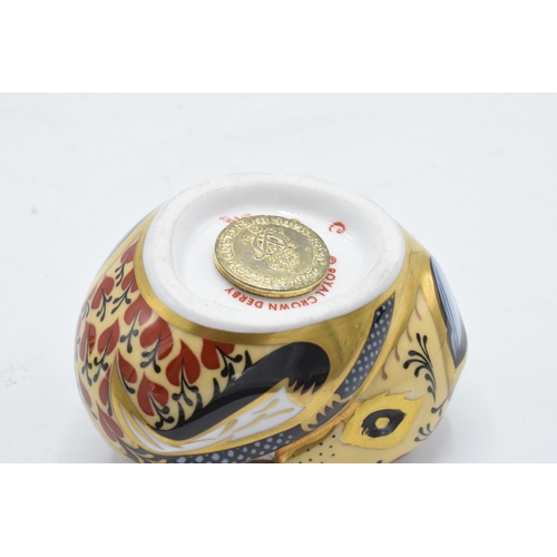 160 - Royal Crown Derby paperweight in the form of a Country Mouse. First quality with stopper. In good co... 