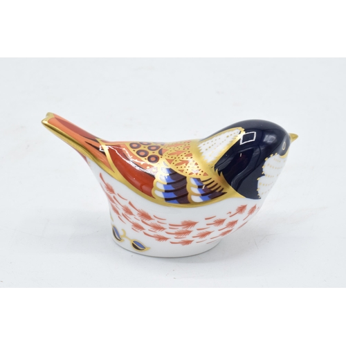 165 - Royal Crown Derby paperweight in the form of a Coaltit. First quality with stopper. In good conditio... 