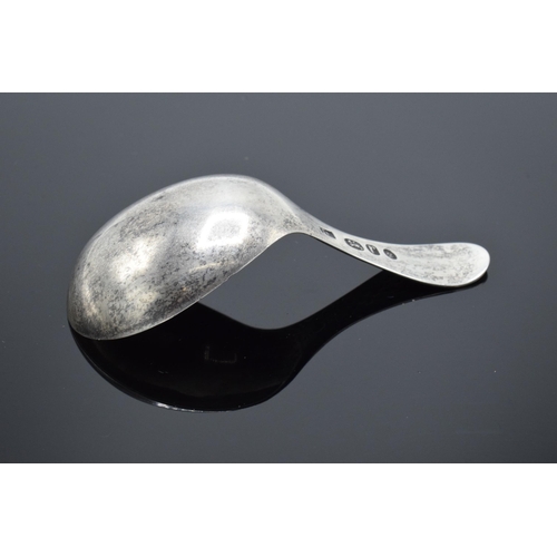 224 - George III caddy spoon. 9.5 grams.
