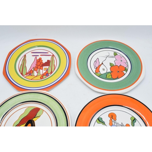 35 - Wedgwood limited edition Clarice Cliff plates to include 'Trees and House' design and 3 similar (4).... 