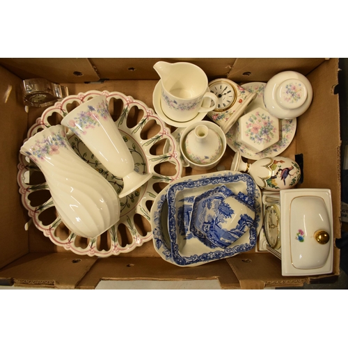 54 - A good collection of pottery to include Wedgwood Angela items, Doulton Camelot part tea set, Spode B... 