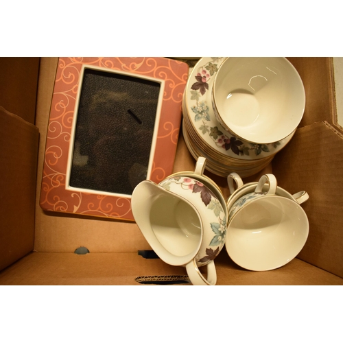 54 - A good collection of pottery to include Wedgwood Angela items, Doulton Camelot part tea set, Spode B... 