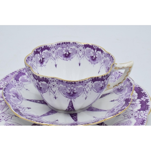 87 - Wileman and Co Foley china (pre Shelley) trio to consist of a shaped cup, saucer and side plate (3) ... 