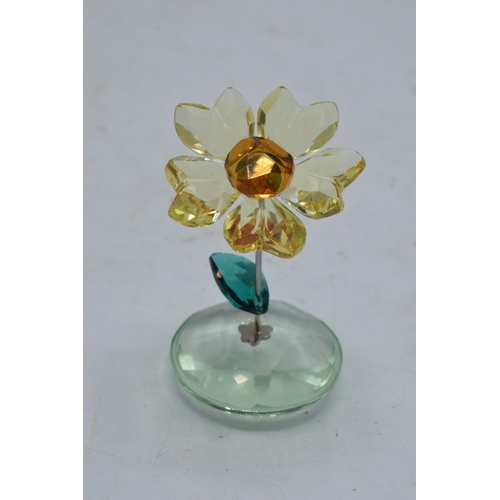 97 - Swarovski glass figure Rocking Eve Sunflower Joy with Swan mark to base. 5.5cm tall. In good conditi... 