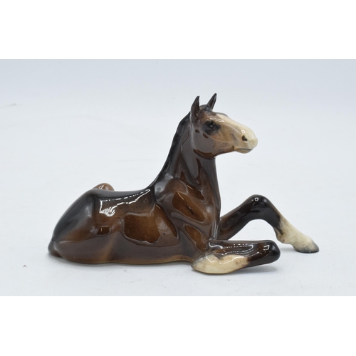 148I - Beswick Shire Foal lying 2460. In good condition with no obvious damage or restoration.