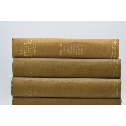 260 - A good collection of hardback books relating to agriculture to include Live Stock of the Farm Volume... 