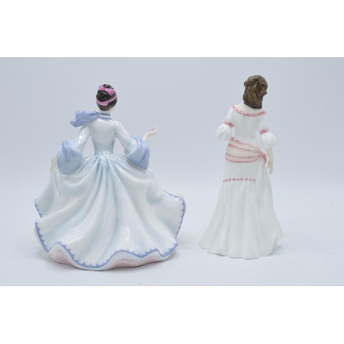 120 - A pair of boxed Royal Doulton lady figures to include Rebecca HN2805 and Lauren HN3872 (2).