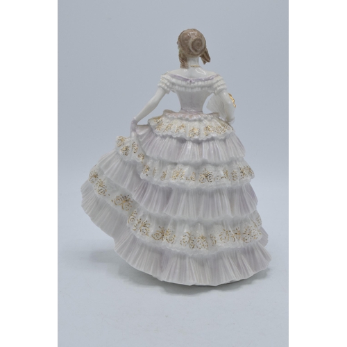 139 - Royal Worcester figurine Belle of the Ball CW128 limited edition. 22cm tall.