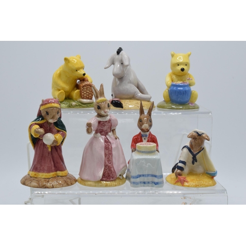 168 - A collection of Royal Doulton pottery to include Bunnykins such as Sailor, Happy Birthday, Fortune T... 