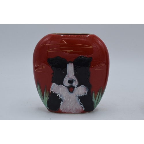 53 - Anita Harris Art Pottery limited edition vase of a Collie: produced in an exclusive edition of 25 fo... 